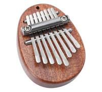 MUELODSIC Kalimba de Pulgar Miniatura Portátil 8 Teclas, Instrumento Musical de Acero Inoxidable y Madera, Fácil de Llevar para Principiantes y Adultos en Cualquier Lugar
