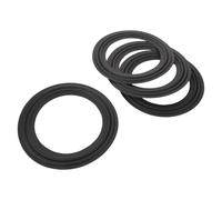 MUELODSIC Kit de Reparación 4 Anillos Envolventes de Tela para Altavoces de 6,5 Pulgadas, Borde Doble para Woofer, Piezas para Altavoces de Audio para Coche y Equipo de Sonido para