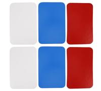 MUELODSIC Kit de Reparación para Botes Inflables y Kayaks Parches de PVC Resistentes E Impermeables Flexibles y Adaptables Incluye 6 Piezas y Adecuado para Piscinas Canoas y