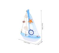 MUELODSIC Manualidades de Vela de Mini estatuilla de decoración del Aula náutica decoración náutica del hogar