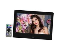 MUELODSIC Marco de Fotos Digital de 7 Pulgadas 800X480 LED con Reproductor de Fotos y Vídeos Compatible con USB y Tarjetas hasta 32 GB Pantalla Amplia para Álbum Electrónico y Uso