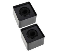 MUELODSIC Micrófono Logotipo Abs para Periodista Profesional, Diseño Cuadrado Negro, Resistente a Golpes, Uso En Entrevistas y Reportajes Al Aire Libre, Compacto y Fácil De Transportar