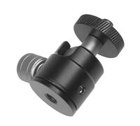 MUELODSIC Mini Cabeza Esférica de Aluminio para Trípode con Rotación y Tornillo Accesorio Resistente y Portátil Compatible con Cámaras y Proyectores