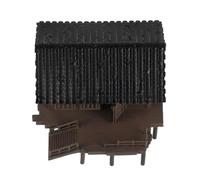 MUELODSIC Miniatura de Pabellón Antiguo de Resina para Decoración de Acuario y Escritorio Modelo Compacto de 57X6X6 CM Adorno Paisajístico Asiático para Micro Paisaje y Terrarios