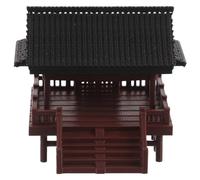 MUELODSIC Miniatura Pabellón Tradicional Chino Doble Capa Adorno Resistente para Acuario Jardín Bonsái y Decoración de Escritorio Estatua de Arquitectura Antigua para Coleccionistas