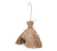 MUELODSIC Nido de Cría Colgante para Pájaros Decorativo, Tejido de Madera y Paja Natural, Tamaño Mediano, Adecuado para Jardín y Balcón, Refugio para Aves Pequeñas