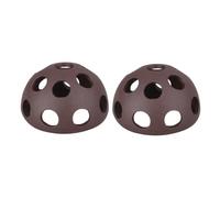 MUELODSIC Nido de Cría para Camarones 2 Unidades de Cerámica Porosa Hemisférica Refugio Amplio para Peces y Gambas Acuarios Casa Pequeña para Reproducción Subacuática