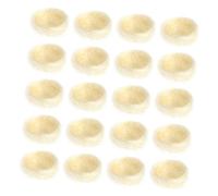 MUELODSIC Nidos Artificiales Decorativos para Jaulas De Pájaros Simulación De Nidos Naturales Tamaño Mini Color Bambú 20 Piezas para Decoración De Hogar y Jardín