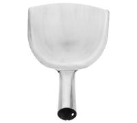 MUELODSIC Pala para Cenizas de Acero Inoxidable 17 MM Gruesa 19 CM Tamaño 2 para Chimeneas Estufas y Barbacoas Herramienta Resistente para Limpieza de Hornos y Fuego al Aire Libre