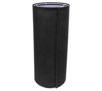 MUELODSIC Pantalla de Lámpara Cilíndrica de Tela Negra 160X400 MM Repuesto para Lámparas de Pie y Mesilla de Noche Pantalla de Repuesto Robusta para Hogar y Oficina