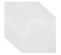 MUELODSIC Parches Adhesivos de TPU Transparentes Autoadhesivos 7X7 CM 10 Unidades para Reparación de Productos Inflables Kit Resistente para Piscinas Colchones y Botes Inflables