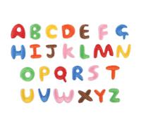 MUELODSIC Parches Termoadhesivos Letras Bordadas 2 Juegos de 26 Mini Parches de Tela Poliéster Coloridos y Resistentes para Personalizar Ropa Mochilas y Manualidades Escolares