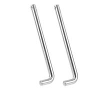 MUELODSIC Pasador de Pila de Pesas en Forma de L M10 135 Mm de Acero Resistente 2 Piezas para Equipos de Gimnasio Accesorios de Máquina de Fitness Reemplazo Seguro para Entrenamiento