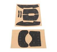 MUELODSIC Pegatinas Antideslizantes para Ratón Gaming Negro Cobertura Total - Cinta Adhesiva para Agarre y Absorción de Sudor Accesorio para Ratones Inalámbricos Juegos Fácil Aplicación