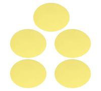 MUELODSIC Película Adhesiva para Lámparas LED Cálidas 100mm Redonda 5 Unidades, Filtro Difusor de Luz Amarilla para Ambiente Suave en Hogar y Decoración