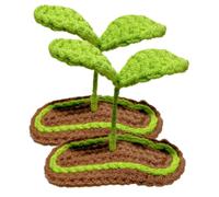 MUELODSIC Pinzas Cabello Trenzadas de Brotes de Soja 2 Piezas Tamaño Pequeño Color Verde Pastel Accesorios para Adolescentes Uso Diario y Festival