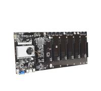 MUELODSIC Placa Base para Minería De CPU -t37 8 Ranuras Gpu, Memoria Ddr3 Integrada, Interfaz Vga, Especializada para Mineros, Diseño Compacto, Bajo Consumo Energético