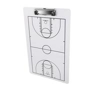 MUELODSIC Portapapeles Tablero de Baloncesto Táctico Portátil Doble Cara Superficie de Borrado en Seco para Entrenamiento de Partidos Equipo Entrenador Deportes Exterior
