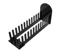 MUELODSIC Portatarjetas de Acrílico Negro para Escritorio Organizador Estable y Portátil para Tarjetas de Visita Fotos y Postales para Oficina y Tiendas