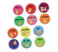 MUELODSIC Pósters de Coloridas para Clase Herramientas de Comunicación No Verbal para de Infantes y Educación Decoración de Carteles para Tableros de Anuncios Aula