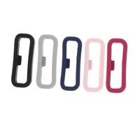 MUELODSIC Presillas y Retenedores Para Correa De Reloj De Silicona Para Accesorios De Relojes, 20 Mm, Paquete De 10 Unidades, Colores Surtidos, Unisex, Anillos Flexibles Para Fijación Segura