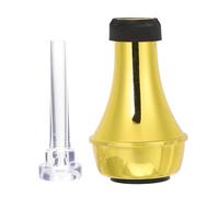 MUELODSIC Profesional de Sordina y Boquilla para Trompeta Ligera de Abs Duradera Práctica para Principiantes y Ensayos Accesorios Musicales Compactos y Resistentes