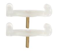 MUELODSIC Reposapiés Antideslizante Para Violín Tamaño 1/2, Soporte De Hombro De Resina Almohadillas De Repuesto, Accesorio Para Práctica e Interpretación, 2 Piezas