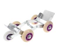 MUELODSIC Rodillo para Mover Vehículos Rueda Giratoria de Policarbonato, Estructura de Acero Resistente, Accesorio para Neumáticos, Plataforma Rodante para Coche y Color Color Aleatorio