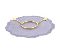MUELODSIC Sello de Cera Metálico con Molde Redondo y Alfombrilla de Silicona Kit Duradero para Sellado de Sobres Invitaciones y Manualidades Impresión Nítida y Elegante