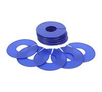 MUELODSIC Separadores de Armario Redondos de Plástico Azul Oscuro 20 Piezas para Organizar Ropa Divisores de Tamaño para Perchero Reutilizables Marcadores de Ropa para Guardarropa