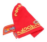 MUELODSIC Sombrero Rojo de Algodón para Niña con Diseño Príncipe Gorro para Primer Cumpleaños para Niñas Fiestas y Celebraciones Especiales