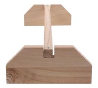 MUELODSIC Soporte de Madera Natural para Gallinas y Loros Varilla para Posarse, Firme y Seguro, Tamaño Individual, para Gallineros y Jaulas Domésticas, Adecuado para Pollitos y Aves Domésticas