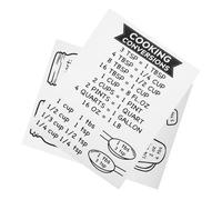 MUELODSIC Tabla de Conversión de Cocina 2 Piezas Pegatinas Magnéticas para Medidas Precisas de Ingredientes Conversión entre Vasos Onzas Mililitros y Gramos Compacta y Resistente para