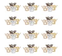 MUELODSIC Tapas de Cuentas Espaciadoras Metálicas en Forma de Flor 5X6 MM 500 Piezas Multicolor para Pulseras y Collares DIY Capuchones Decorativos para Joyería Artesanal