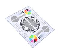MUELODSIC Tarjeta de Prueba para Calibración del Enfoque de Lentes y Cámaras CCTV Diseño Resistente y Ajuste Fácil, Adecuado para Instalación y Prueba de Sistemas de Monitoreo