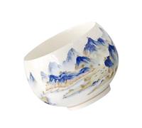 MUELODSIC Taza de Cerámica Tradicional Pintada Mano con Diseño de Paisaje Pequeña y Compacta para Té Kung Fu Regalo para Amantes del Té y Uso Doméstico