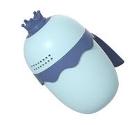 MUELODSIC Taza de Enjuague para Niña con Diseño de Azul Taza para Lavar Cabello y Baño Infantil con Asa para Controlar Flujo de Agua Suave y Proteger Ojos Sensibles Lavado