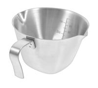 MUELODSIC Taza Medidora de Espresso de Acero Inoxidable con Doble y Ergonómica y para Uso Doméstico y Oficina
