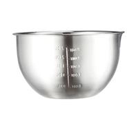 MUELODSIC Tazón para Huevos Inoxidable con Bol para Ensaladas y Repostería de Resistente y Duradero Diámetro Uso Multifuncional Cocina