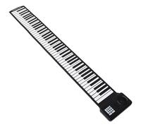 MUELODSIC Teclado Plegable Portátil De Teclas Con Altavoz Incorporado y Diseño De Silicona Piano De Mano Para Práctica Musical Para Principiantes y Músicos Movimiento