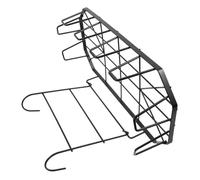 MUELODSIC Tendedero Estante Unidad Cajas Techo El Secado Pararse Departamento Enfriamiento Colgante Frío Muro Carril Papelera Colgado Plegable Drenar Bastidores Bandeja Junta Black Planchar