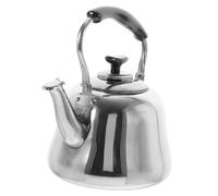 MUELODSIC Tetera Silbante de Acero Inoxidable con Asa Antiescaldado Hervidor de Agua para Cocina de Gas Inducción Calentador Seguro con Silbido Automático y Grande y Agua