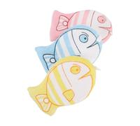 MUELODSIC Toallas de Baño para Ñiño de Algodón 3piezas Diseño de Dibujos Animados y Pelota de Baño Adorable para Niños, Fáciles de Sostener y Seguras para Piel Delicada Estilo Aleatorio