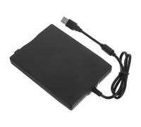 MUELODSIC Unidad de Disquete USB Portátil Negra de Abs para PC y Portátil, Lector Externo Flexible para Leer y Transferir Datos de Discos de 3.5 Pulgadas
