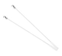 MUELODSIC Varillas para Persianas Verticales 17 Pulgadas Accesorio de Fibra de Vidrio Resistente Varita Ciega con Mango Ergonómico Repuesto para Ajustar Luz en Ventanas Paquete 2 Piezas