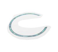 MUELODSIC Vinilos para boca de guitarra decoración de agujeros de sonido de guitarra decoración de pegatinas humidificador cuerdas de bajo Pegatina de agua de impresión 3D