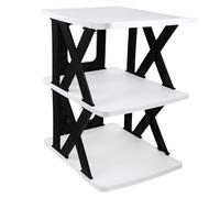 MUELODSIC Zapatero Multiusos de Resistente Estante de Zapatos Plegable y Antideslizante Organizador Estrecho para Entrada y Hogar Ahorro de Espacio y Fácil Limpieza