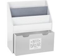 MueMue Biblioteca mdf gris 62,5x70x30cm