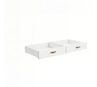 MUEMUE Cajones Set de 2 Blanco 23.7x94.2x59.8cm