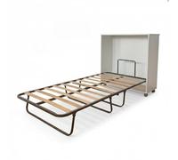 MUEMUE Cama Plegable Plegatín Blanco 106x99.2x40.2cm